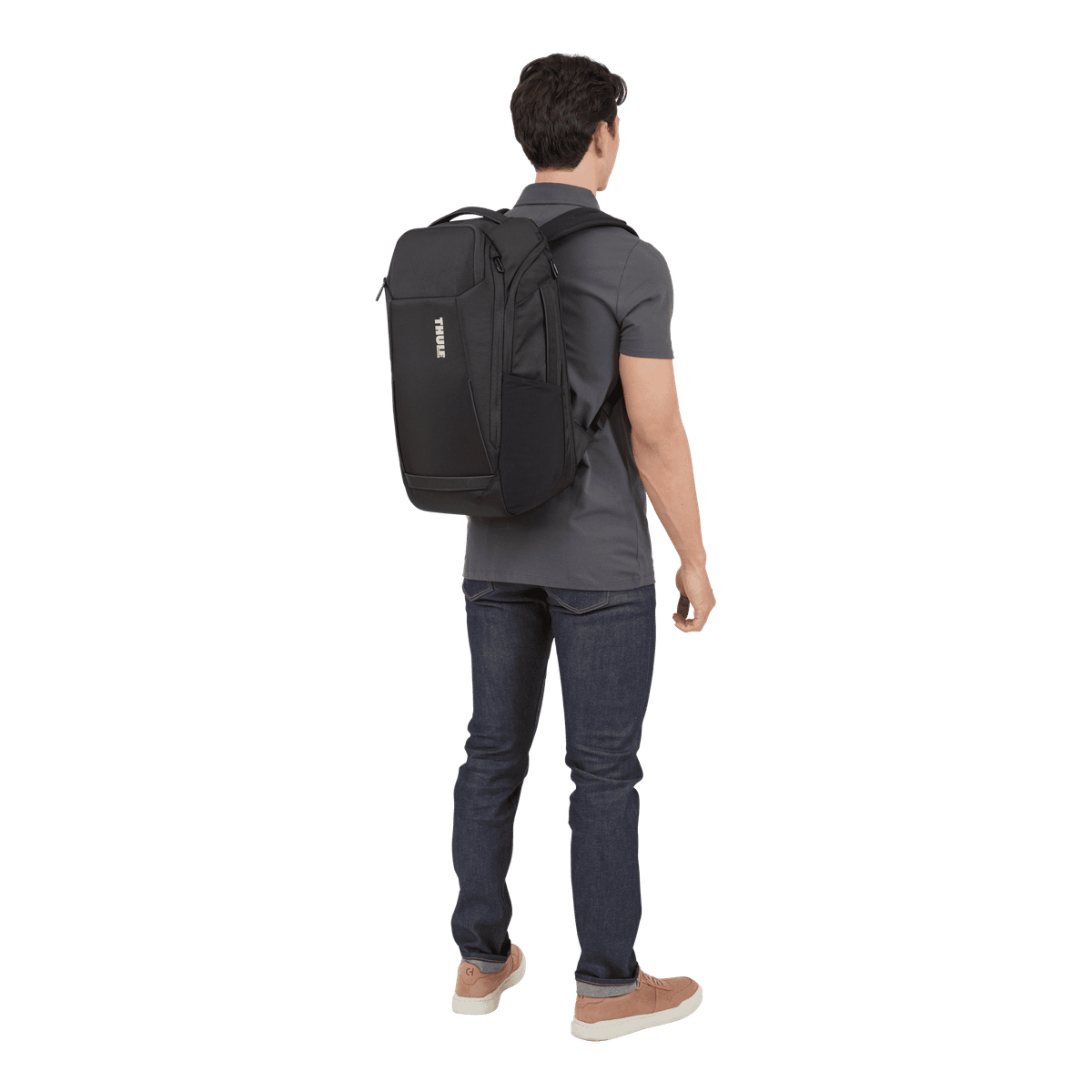 1381420 Accent Recycled Backpack (28L), Black - Image 4