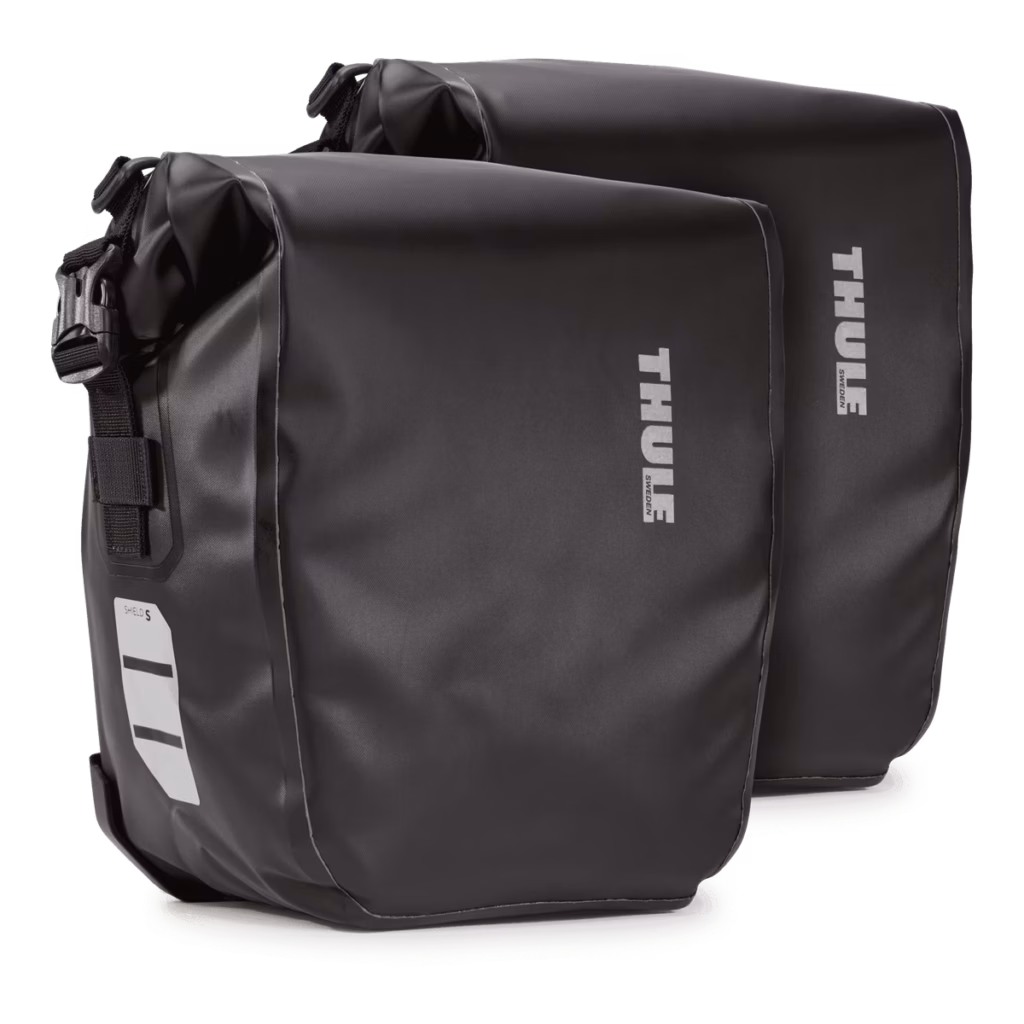 Shield Pannier (13L) Pair for bikes, Black (2pcs)