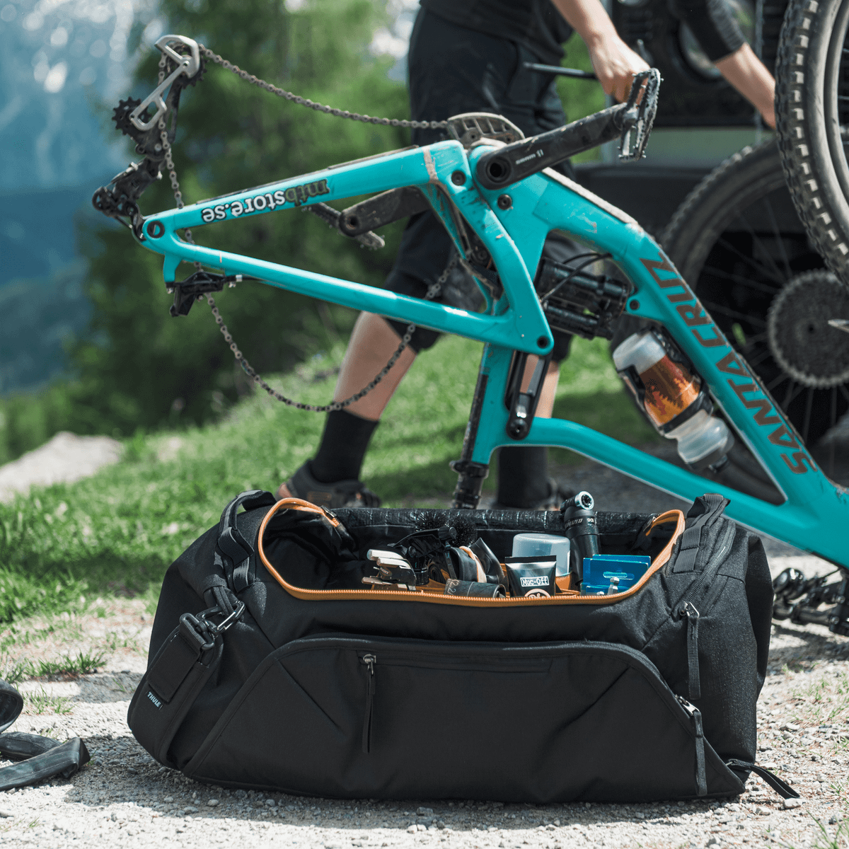 1385625 RoundTrip Bike Duffel (bike backpack) (55L), Black - Image 5