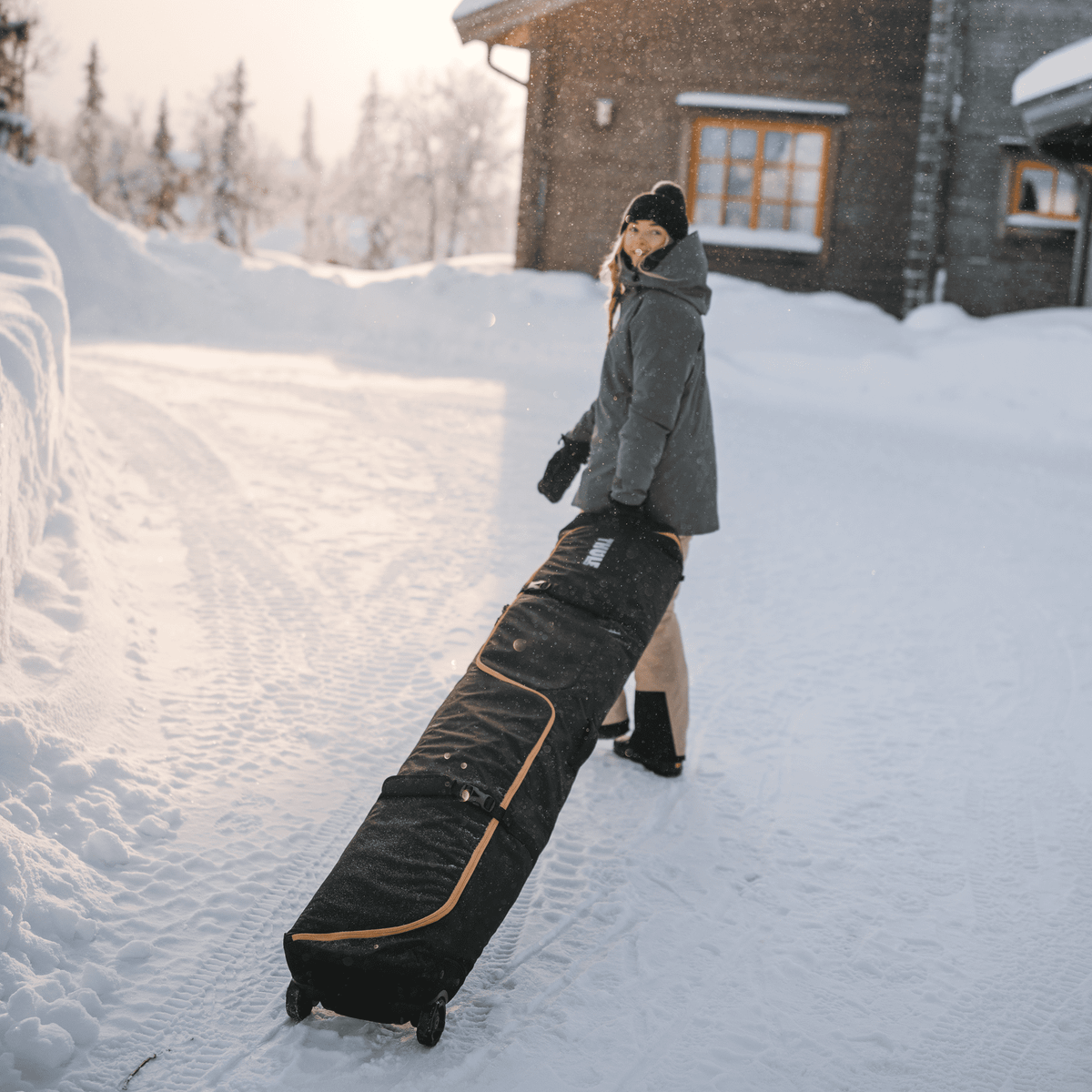 1385941 RoundTrip Ski Roller 192cm, Black - Image 2