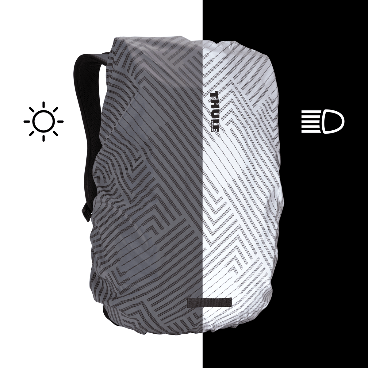 1387373 Universal backpack rain cover, silver - Image 3
