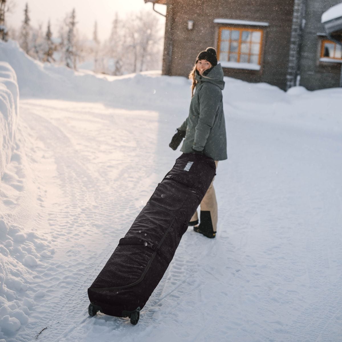 1387427 RoundTrip Ski Roller 175cm, Black - Image 5