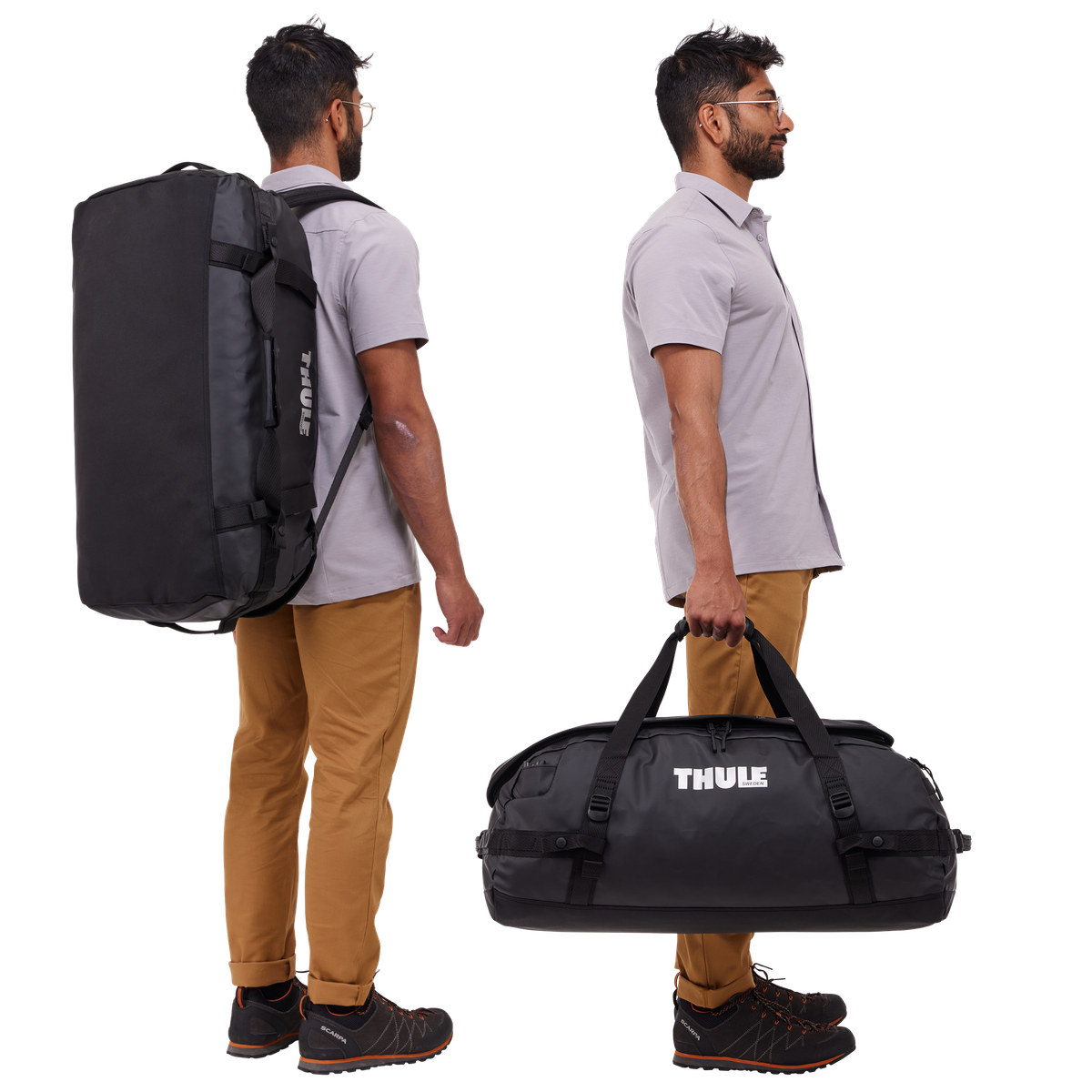 1427810 Chasm Duffel 70L - Black - Image 4