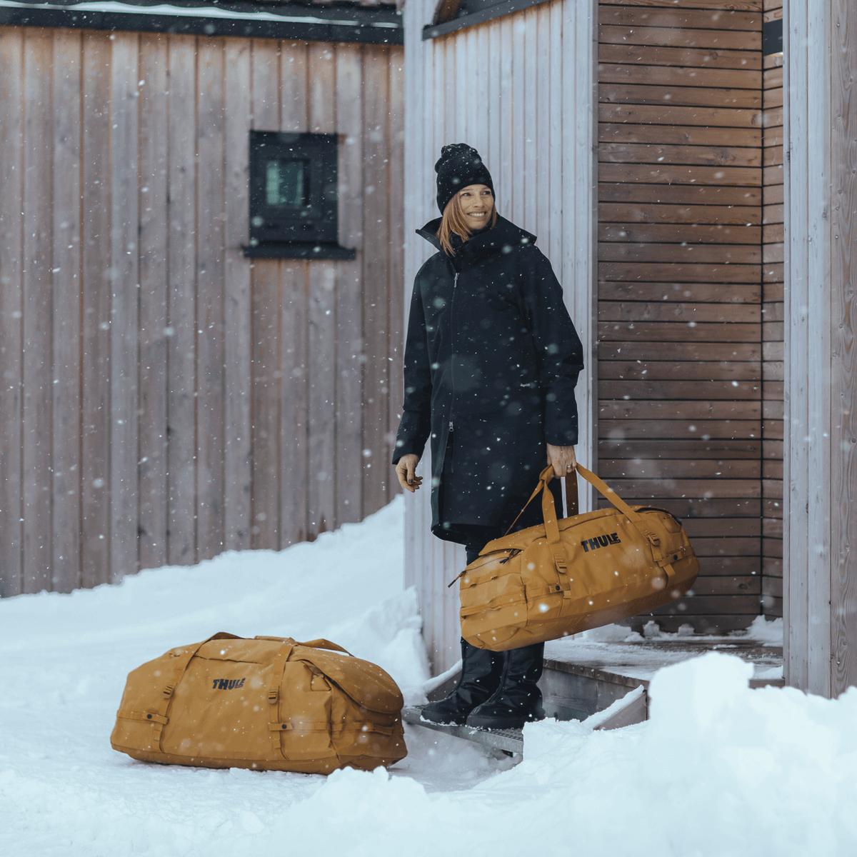 1430286-2 Chasm Duffel 90L - Golden - Image 2