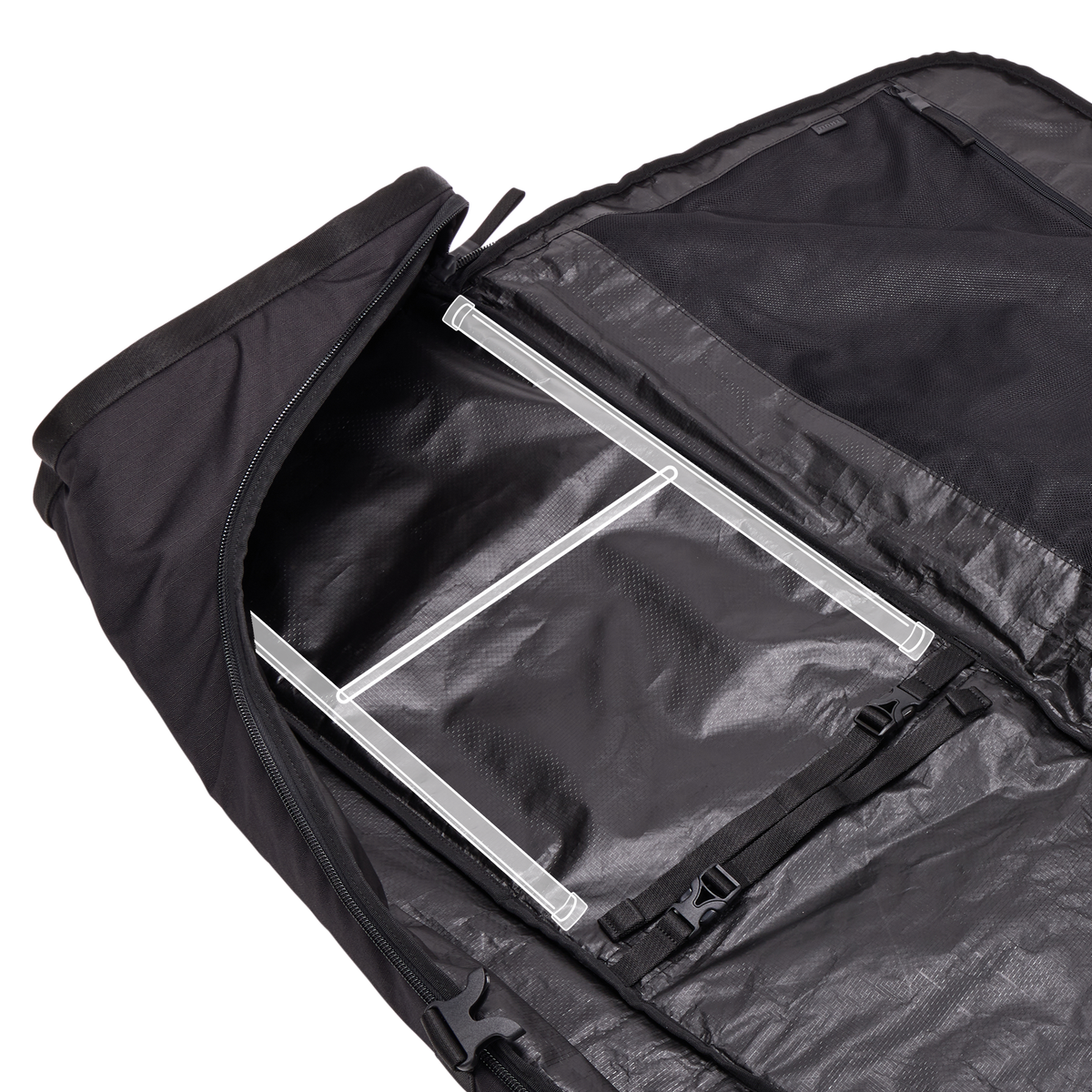 1515955 RoundTrip Ski Roller 175cm, Black - Image 4