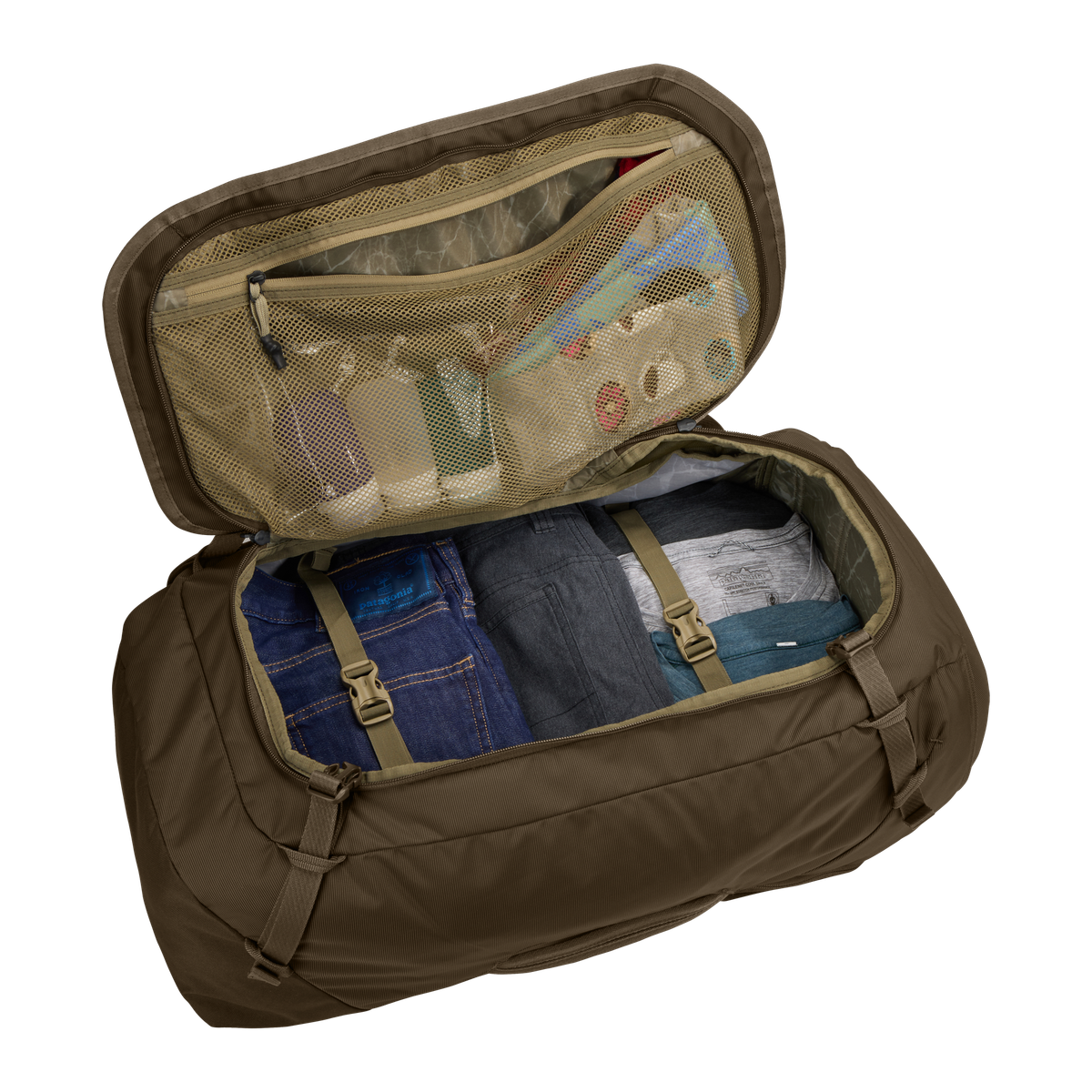 1527713 Landmark Travel Pack (70L), Deep Khaki - Image 3