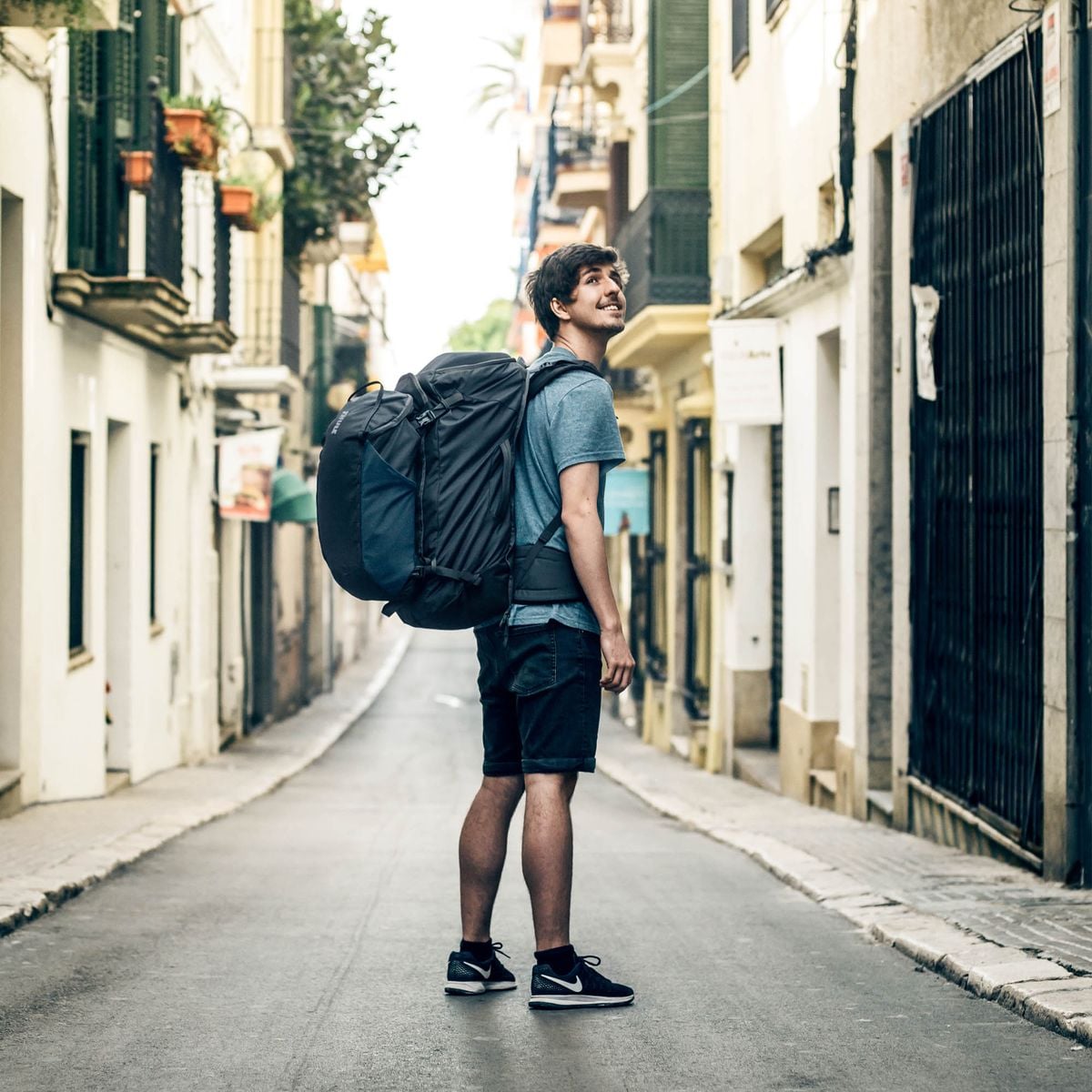 1538875 Landmark Travel Pack (70L), Darkest Blue - Image 3