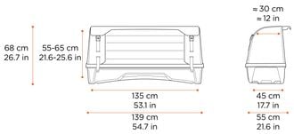 1541497.jpg Onto 2 trunk (300L, 139 x 68 x 73 cm) - Image 6